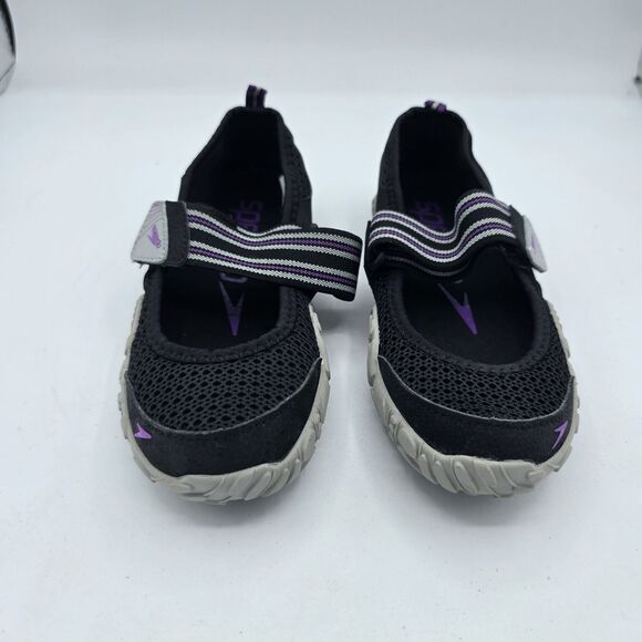 Speedo Running Womens Hydro Comfort 10745 Sz 6 Black Purple Running Shoes - Picture 2 of 8
